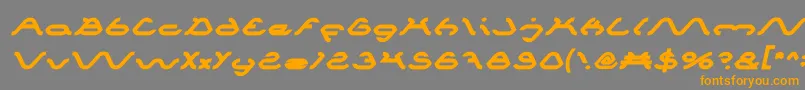 More about SpiderBoldItalic Font SpiderBoldItalic Font – Orange Fonts on Gray Background