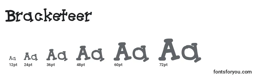Bracketeer Font Sizes