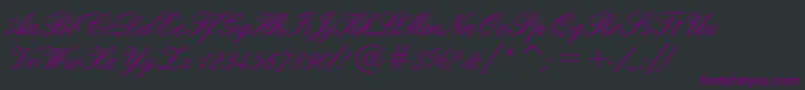 Tt0840m Font – Purple Fonts on Black Background