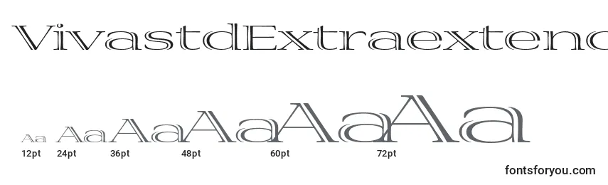 VivastdExtraextended Font Sizes