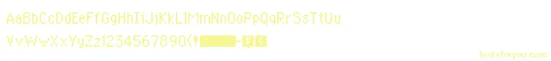 Шрифт PkmnMysteryDungeon – жёлтые шрифты