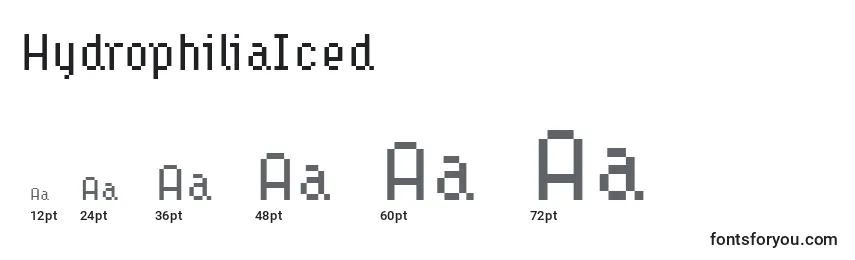 HydrophiliaIced Font Sizes