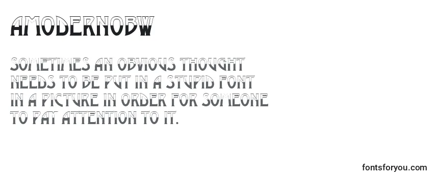 AModernobw Font