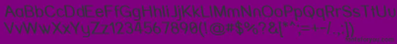 Strvarr Font – Black Fonts on Purple Background