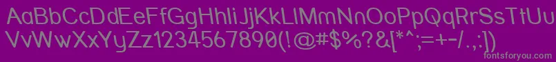 En savoir plus sur la police Strvarr Police Strvarr – polices grises sur fond violet