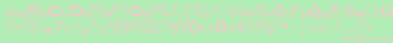 More about Watercloset Font Watercloset Font – Pink Fonts on Green Background
