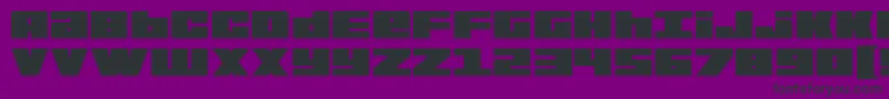 BoldKiller Font – Black Fonts on Purple Background