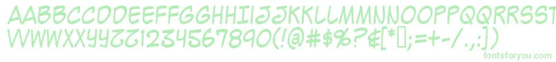 More about Mighzc Font Mighzc Font – Green Fonts on White Background