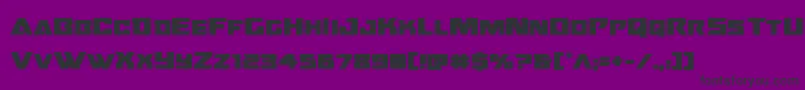 Oceanicdriftbold Font – Black Fonts on Purple Background