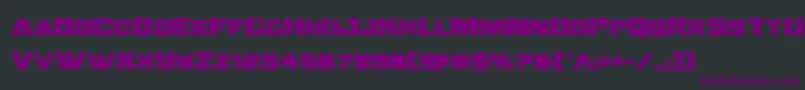 Oceanicdriftbold Font – Purple Fonts on Black Background
