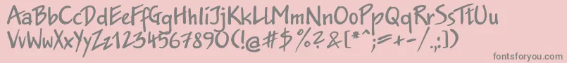More about JakobttBold Font JakobttBold Font – Gray Fonts on Pink Background