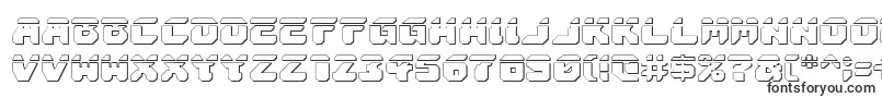 AstropolisLaser3D-Schriftart – Schriftformen
