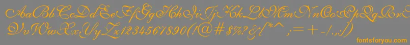 fuente E111psto – Fuentes Naranjas Sobre Fondo Gris