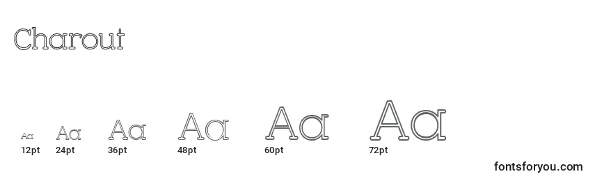 Charout Font Sizes