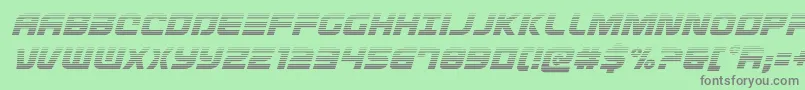 Defconzerogradital Font – Gray Fonts on Green Background