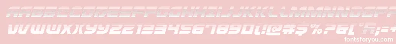 Defconzerogradital Font – White Fonts on Pink Background