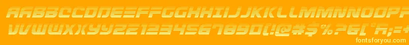 fuente Defconzerogradital – Fuentes Amarillas Sobre Fondo Naranja