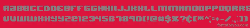fuente Jawbhard – Fuentes Grises Sobre Fondo Rojo