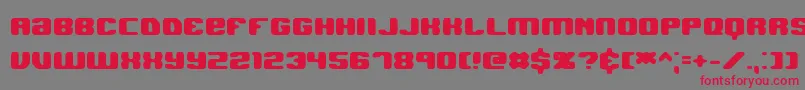 Jawbhard Font – Red Fonts on Gray Background