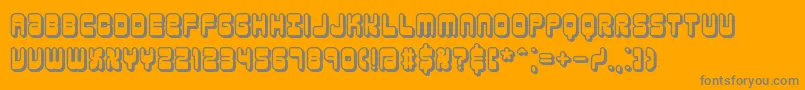 ReasonShadowBrk Font – Gray Fonts on Orange Background