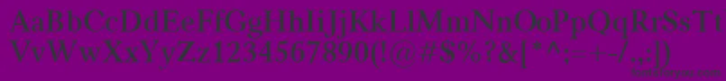 CarniolaSemibold Font – Black Fonts on Purple Background