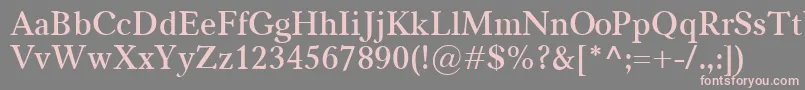 CarniolaSemibold Font – Pink Fonts on Gray Background