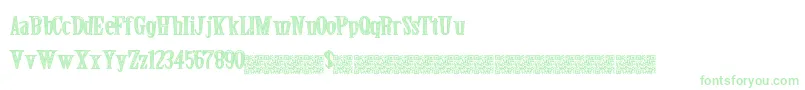 Secretevent Font – Green Fonts on White Background