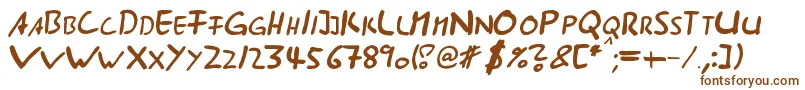 Ast ffy Font – Brown Fonts on White Background