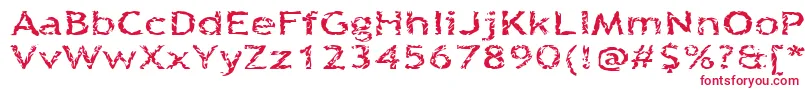 Quinquefoliolate Font – Red Fonts