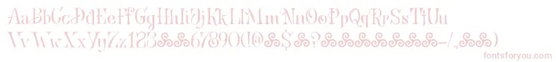 BronwenDemo Font – Pink Fonts on White Background