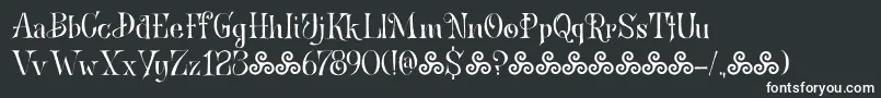 Шрифт BronwenDemo – белые шрифты