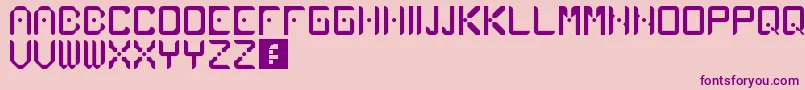 Atlancia Font – Purple Fonts on Pink Background