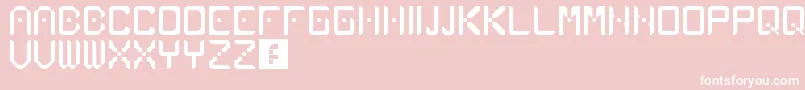 Atlancia Font – White Fonts on Pink Background