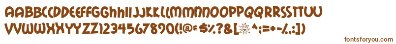 Шрифт MailRayStuff – коричневые шрифты