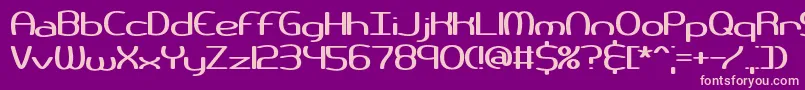 PneumaticsWideBrkフォントについての詳細 フォントPneumaticsWideBrk – 紫の背景にピンクのフォント