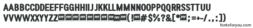 Czcionka FffUltraTrial – czcionki do tablic i znaków