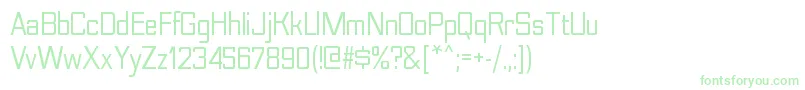 More about NesobritescRegular Font NesobritescRegular Font – Green Fonts on White Background