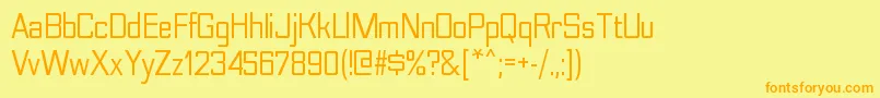 More about NesobritescRegular Font NesobritescRegular Font – Orange Fonts on Yellow Background