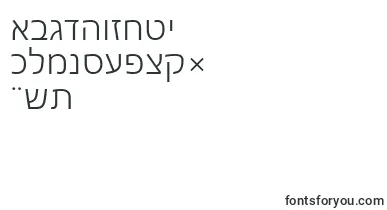 SegoeUiSemilight font – yiddish Fonts