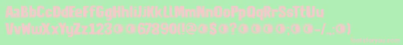 DkLunisolar Font – Pink Fonts on Green Background