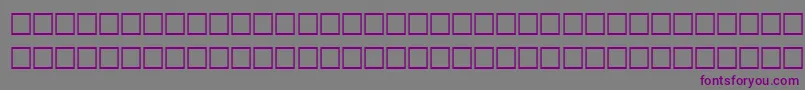 Шрифт BounceRegular – фиолетовые шрифты на сером фоне