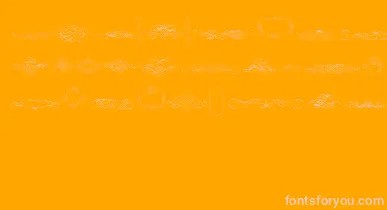 CalligraphiaLatinaFree font – Pink Fonts On Orange Background