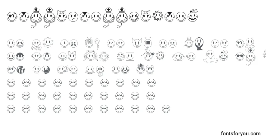 Jlssmilessampler Font – alphabet, numbers, special characters