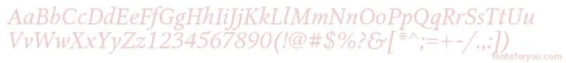 OctavaItalic Font – Pink Fonts