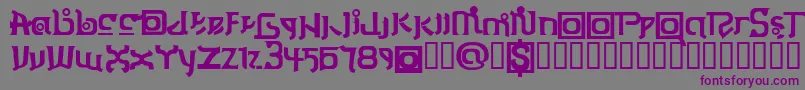En savoir plus sur la police ThaiOneon Police ThaiOneon – polices violettes sur fond gris