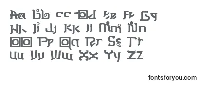 Überblick über die Schriftart ThaiOneon