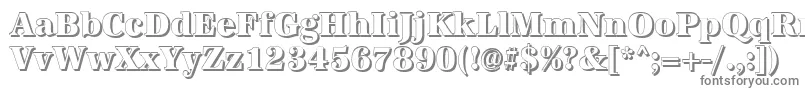 AntiquashCdXboldRegular Font – Gray Fonts