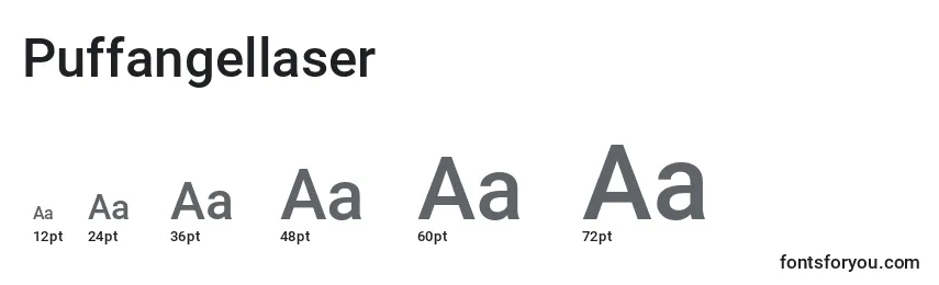 Puffangellaser Font Sizes