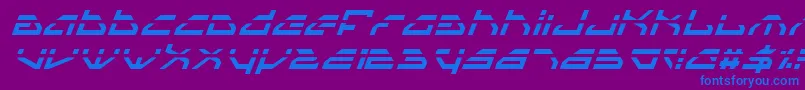 fuente SpylordLaserItalic – Fuentes Azules Sobre Fondo Morado