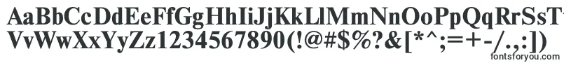 TimesetBold-fontti – Kiinteän leveyden fontit